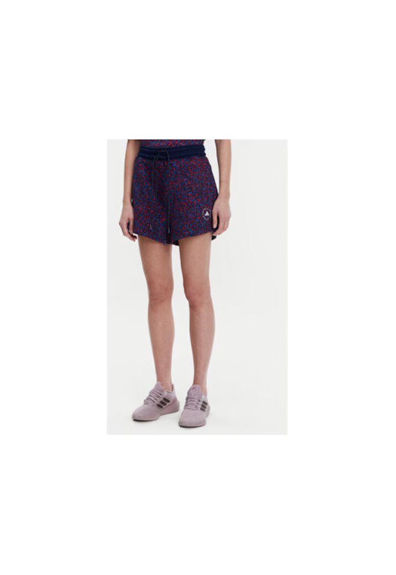 adidas Pantaloni scurti de sport din bumbac cu imprimeu