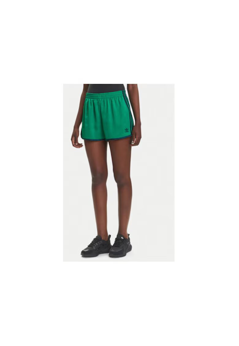 adidas Pantaloni scurti de trening din poliester cu logo