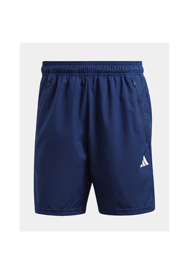 adidas Pantaloni scurti pentru fitness cu buzunare cu fermoar