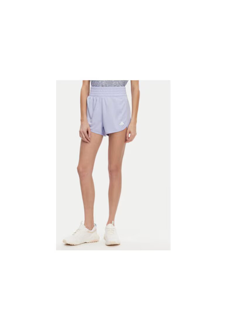 adidas Pantaloni scurti sport cu talie elastica si inalta