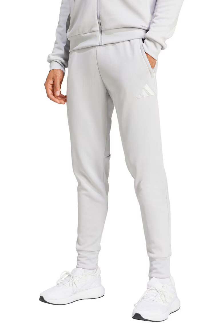 adidas Pantaloni sport barbati Tiro 25 - gri - poliester -