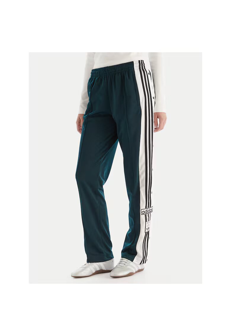adidas Pantaloni sport dama culoare verde - trening