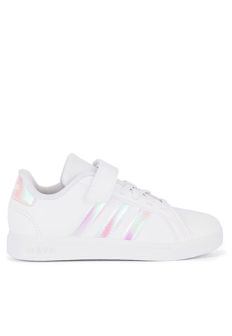 adidas Pantofi copii - GRAND COURT 2.0 EL C - alb - textil si piele
