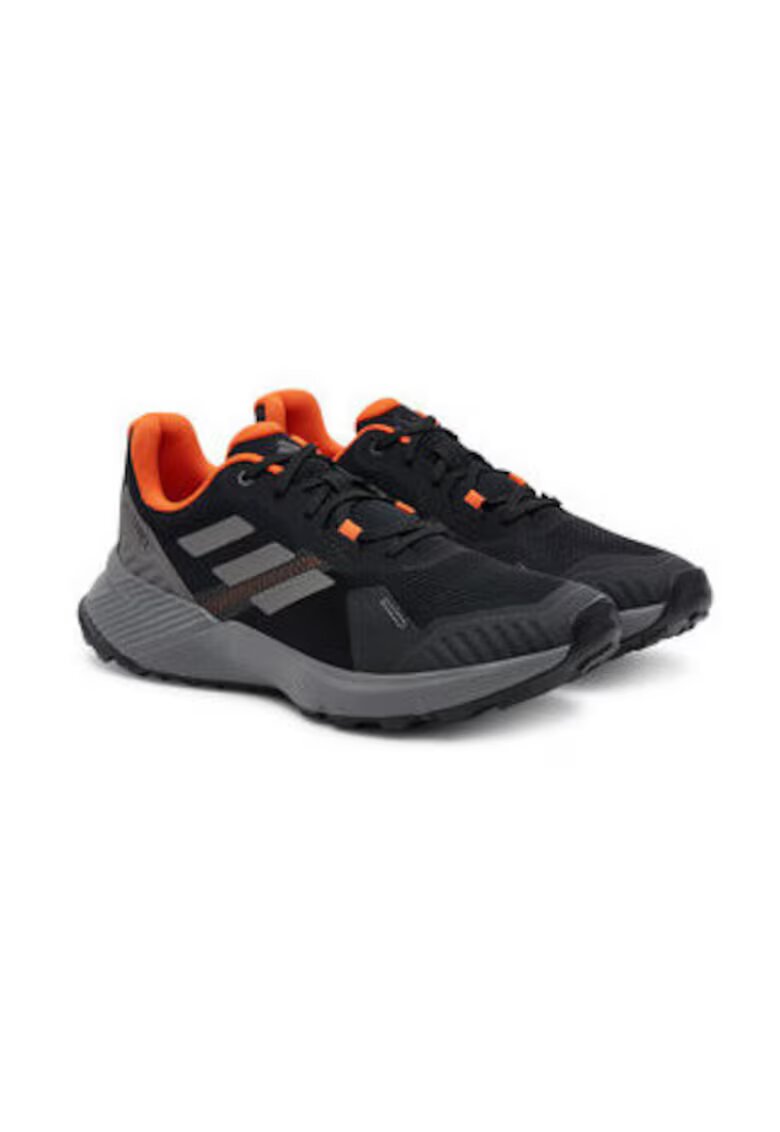 adidas Pantofi de alergare cu logo si profil jos