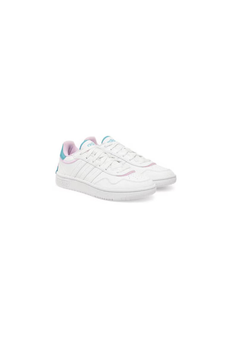 adidas Pantofi de baschet din piele ecologica