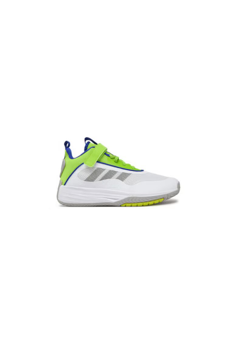 adidas Pantofi din material textil cu inchidere velcro si sireturi pentru baschet