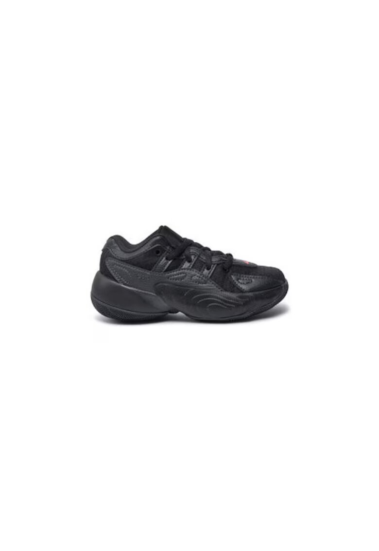 adidas Pantofi pentru baschet unisex Textil - Negru - Negru