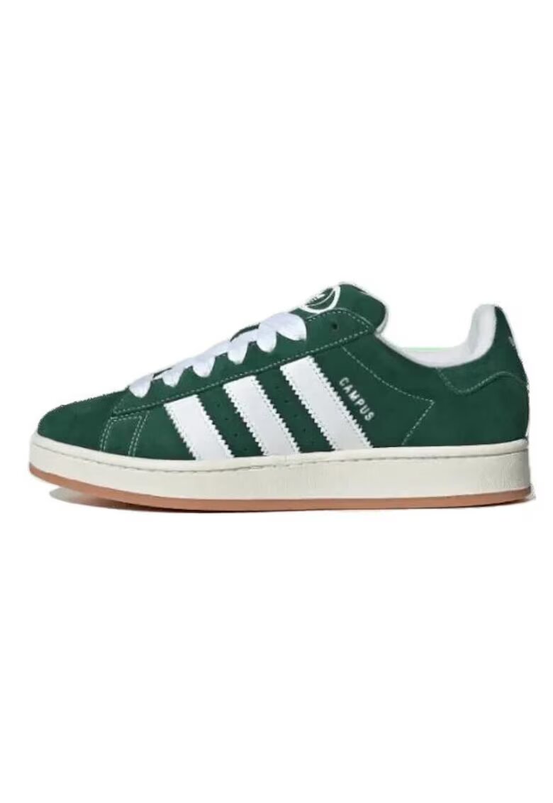 adidas Pantofi sport barbati - Campus 00s - verde inchis - piele naturala