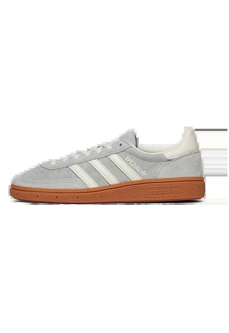 adidas Pantofi sport barbati - Handball Spezial - culoare Wonder Silver - piele intoarsa - talpa de cauciuc