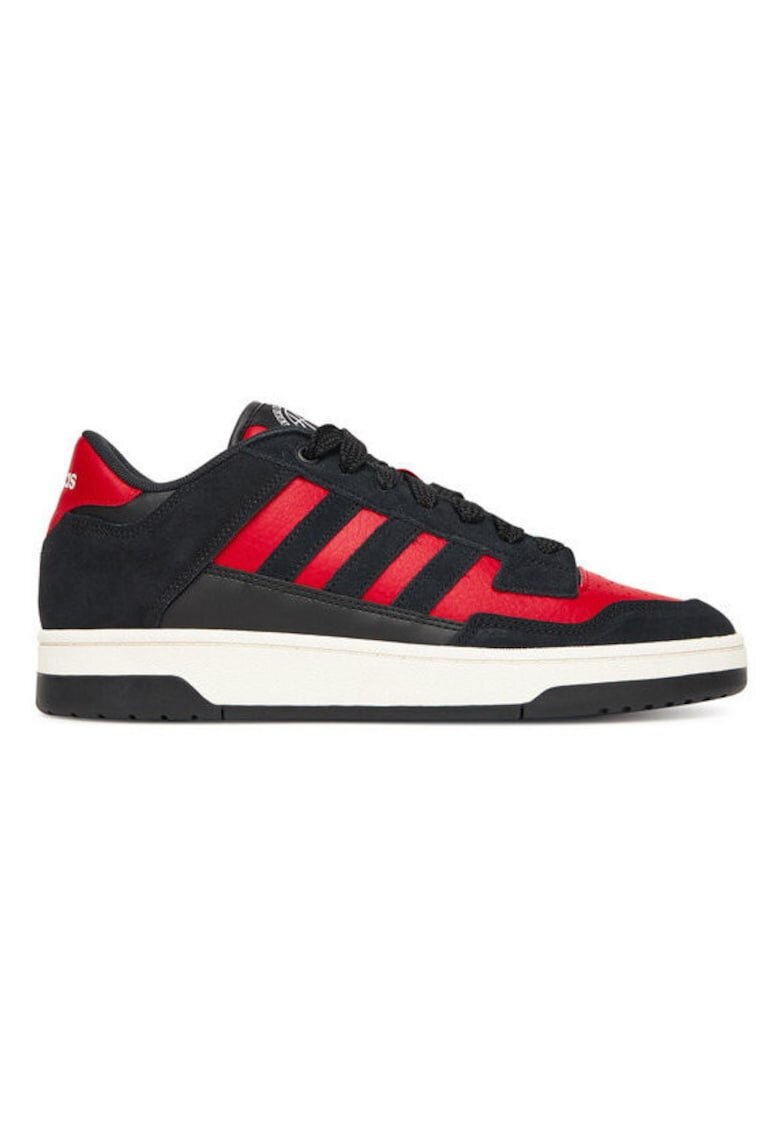 adidas Pantofi sport barbati - Rapid Court Low - negru/rosu - piele ecologica