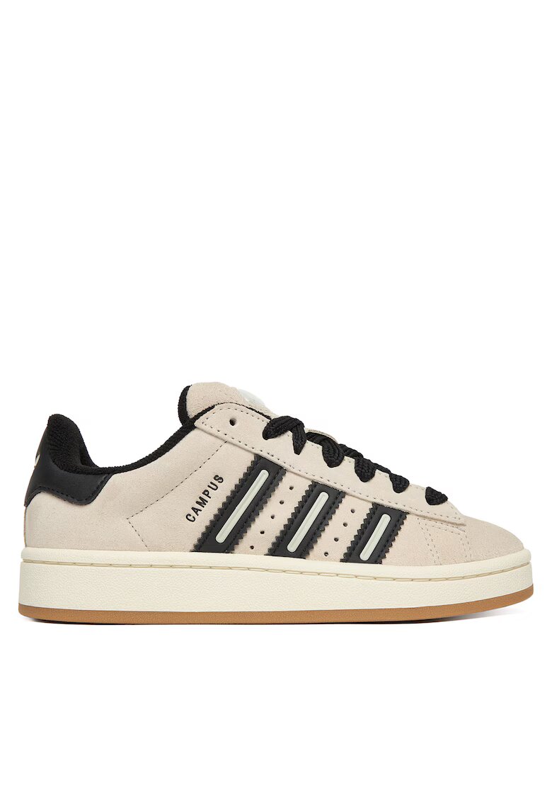 adidas Pantofi sport copii - Wonalu/Cblack/Owhite - piele naturala