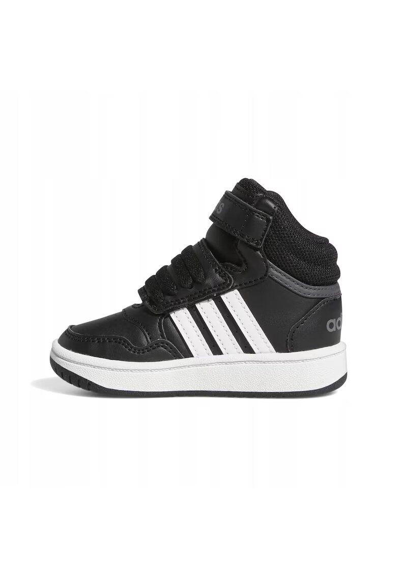adidas Pantofi sport cu velcro si logo contrastant Hoops