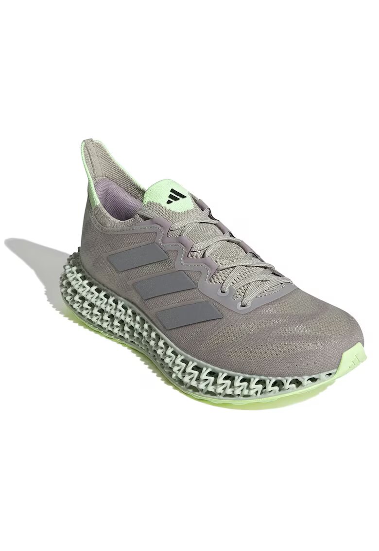 adidas Pantofi sport dama 4DFWD 3 - textil/sintetic - pentru alergare - gri/verde