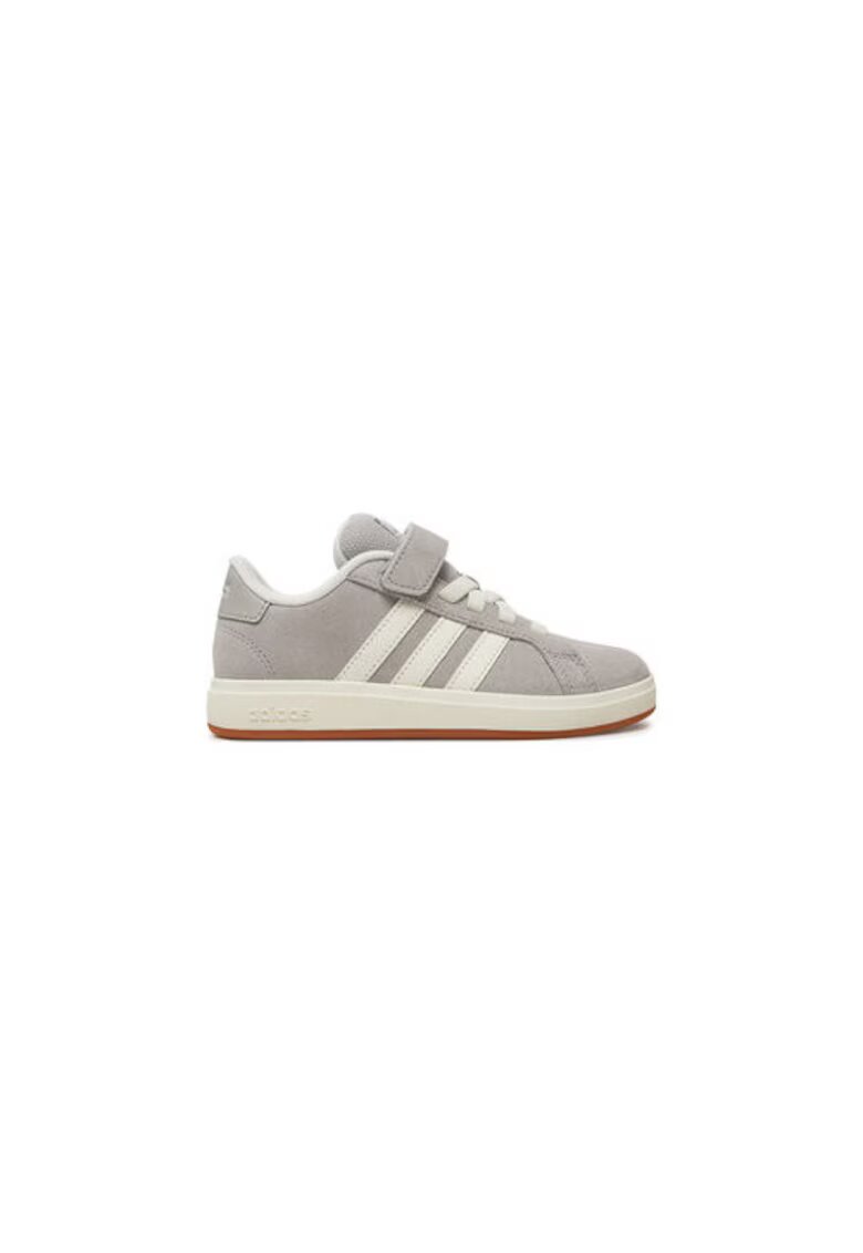 adidas Pantofi sport din piele intoarsa cu - Gri