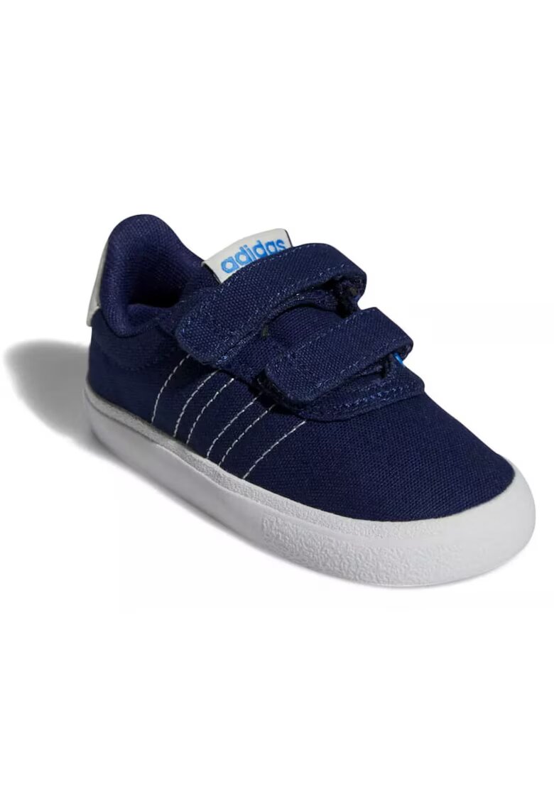 adidas Pantofi sport pentru copii - Vulcraid 3R CF - textil - inchidere Velcro - bleumarin