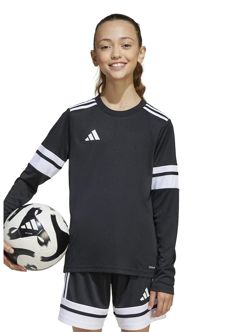Adidas PERFORMANCE Bluza cu detalii contrastante pentru fotbal - Negru/Alb optic