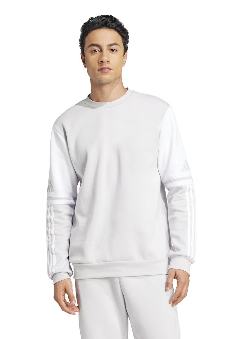 Adidas PERFORMANCE Bluza de trening cu model in doua nuante - pentru fotbal - Alb/Gri deschis