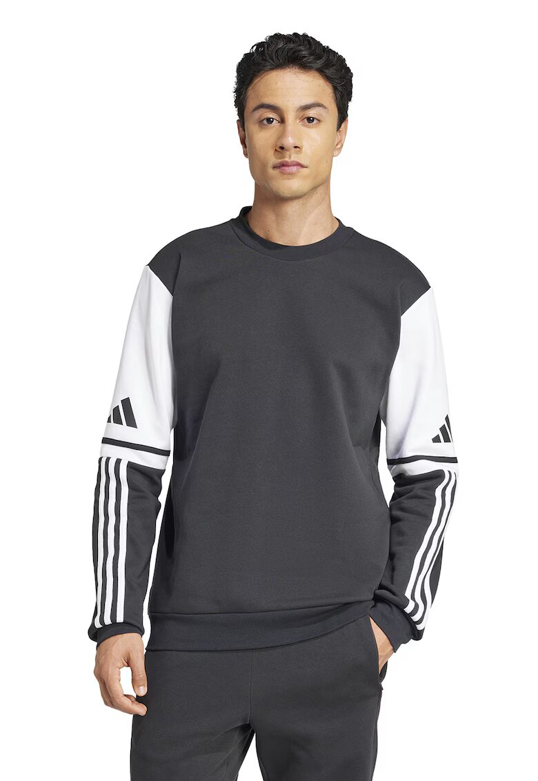 Adidas PERFORMANCE Bluza de trening cu model in doua nuante - pentru fotbal - Alb/Negru