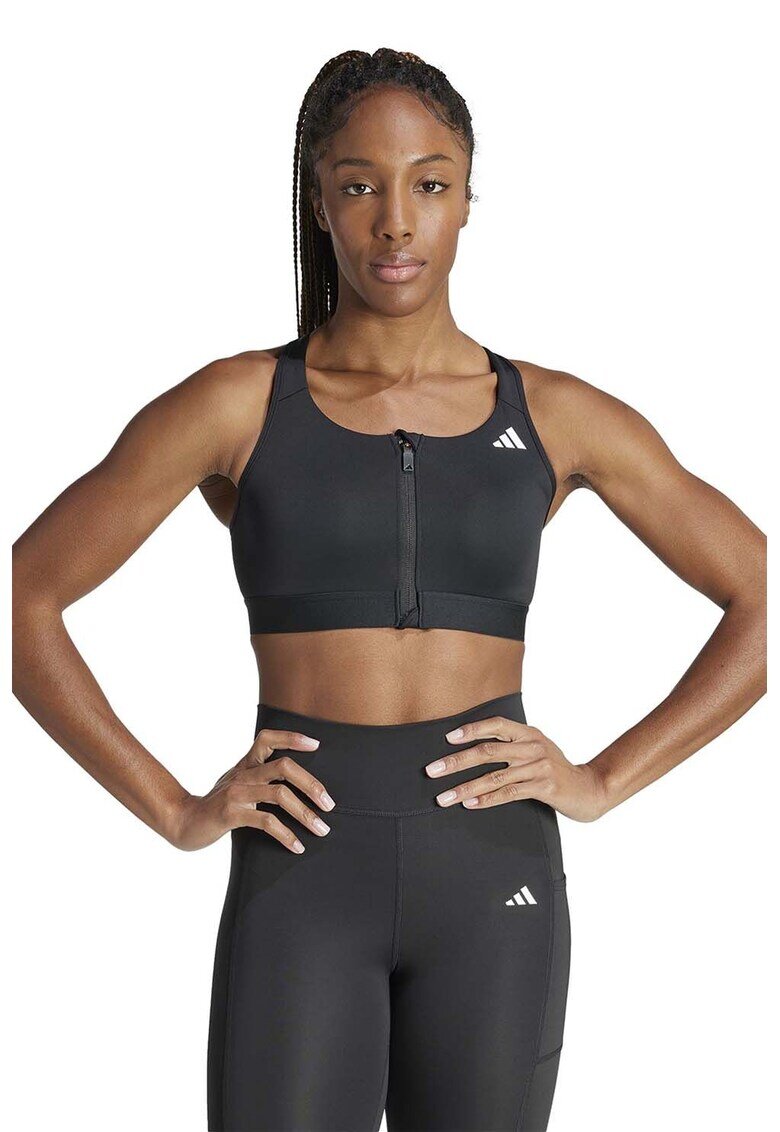 Adidas PERFORMANCE Bustiera cu sustinere medie pentru antrenament Powereact - Negru