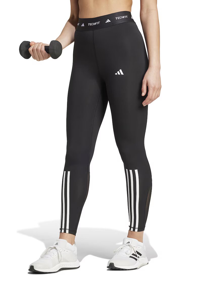 Adidas PERFORMANCE Coalnti cu insertii din plasa - pentru fitness - Alb/Negru