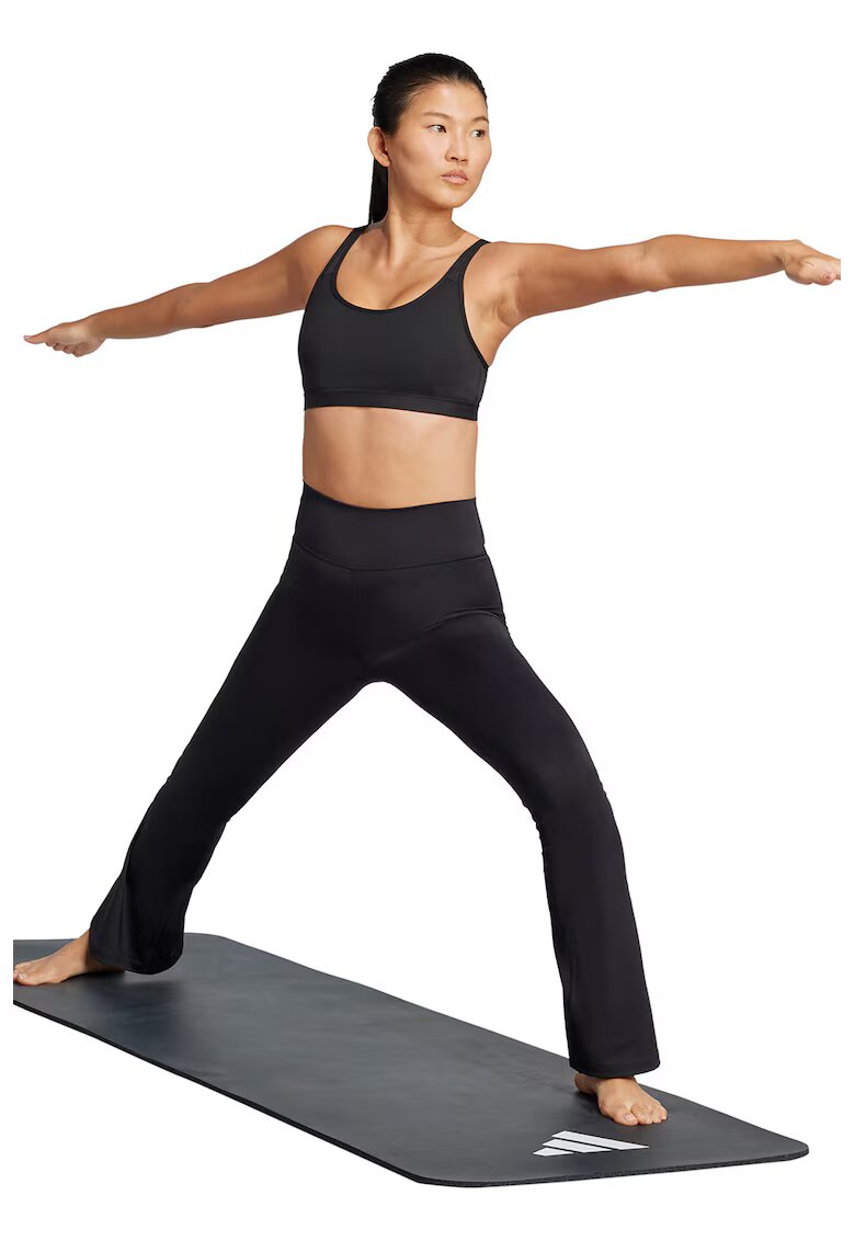 Adidas PERFORMANCE Colanti evazati pentru fitness All Me Essentials - Negru