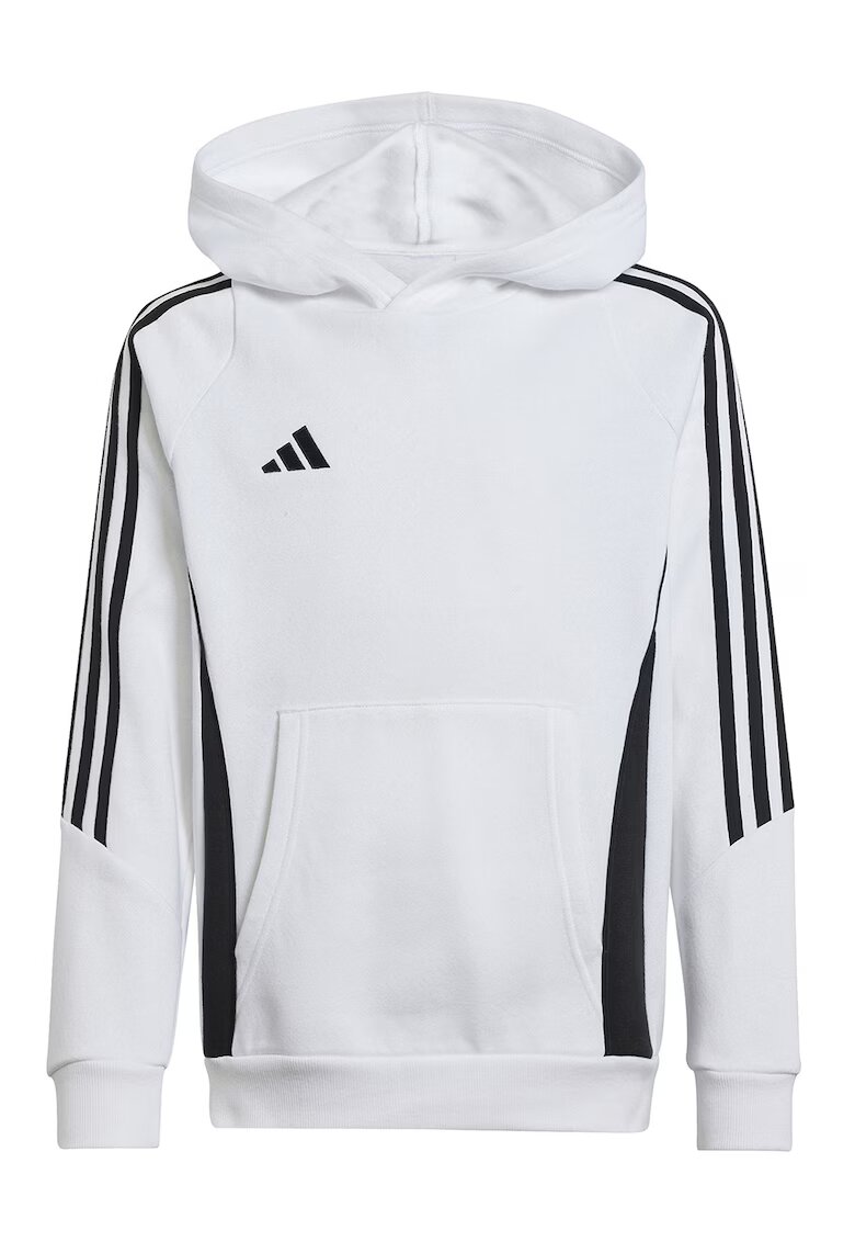 Adidas PERFORMANCE Hanorac cu buzunare kangaroo - pentru fotbal - Alb/Negru