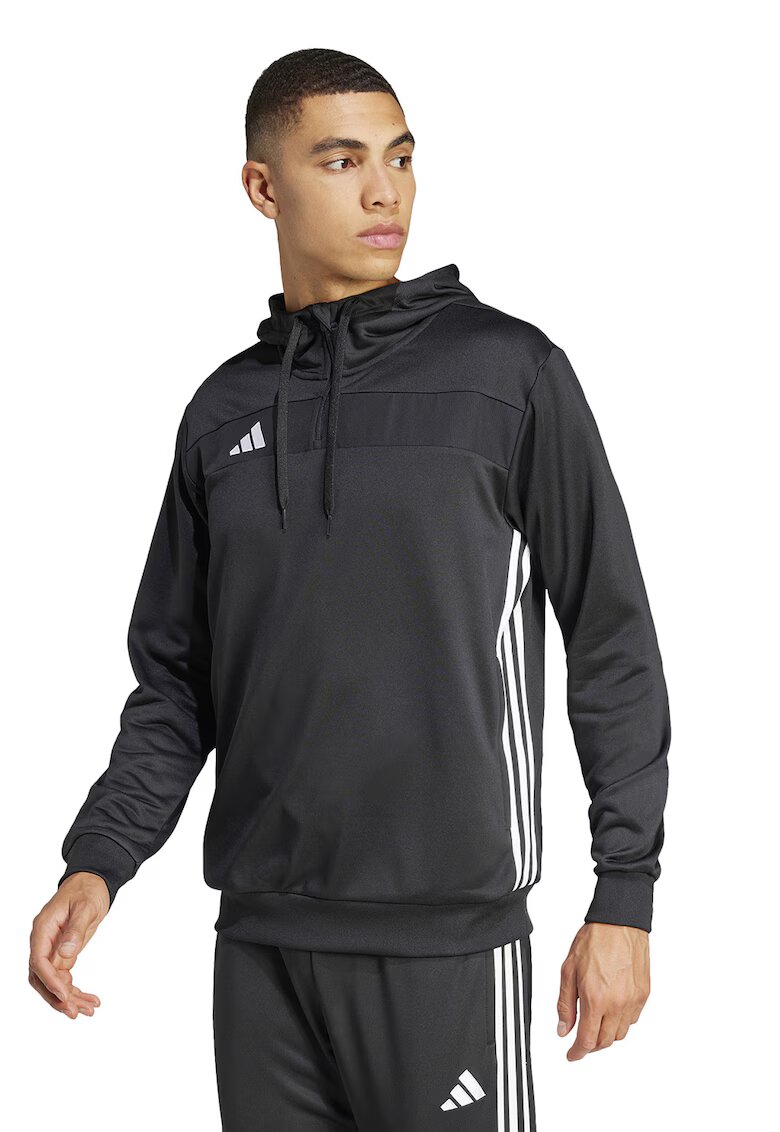 Adidas PERFORMANCE Hanorac cu logo - pentru fotbal - Alb/Negru