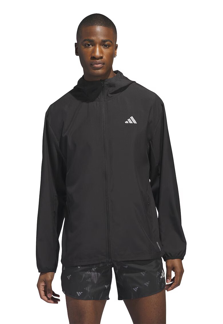 Adidas PERFORMANCE Jacheta cu gluga pentru alergare Run It - Negru