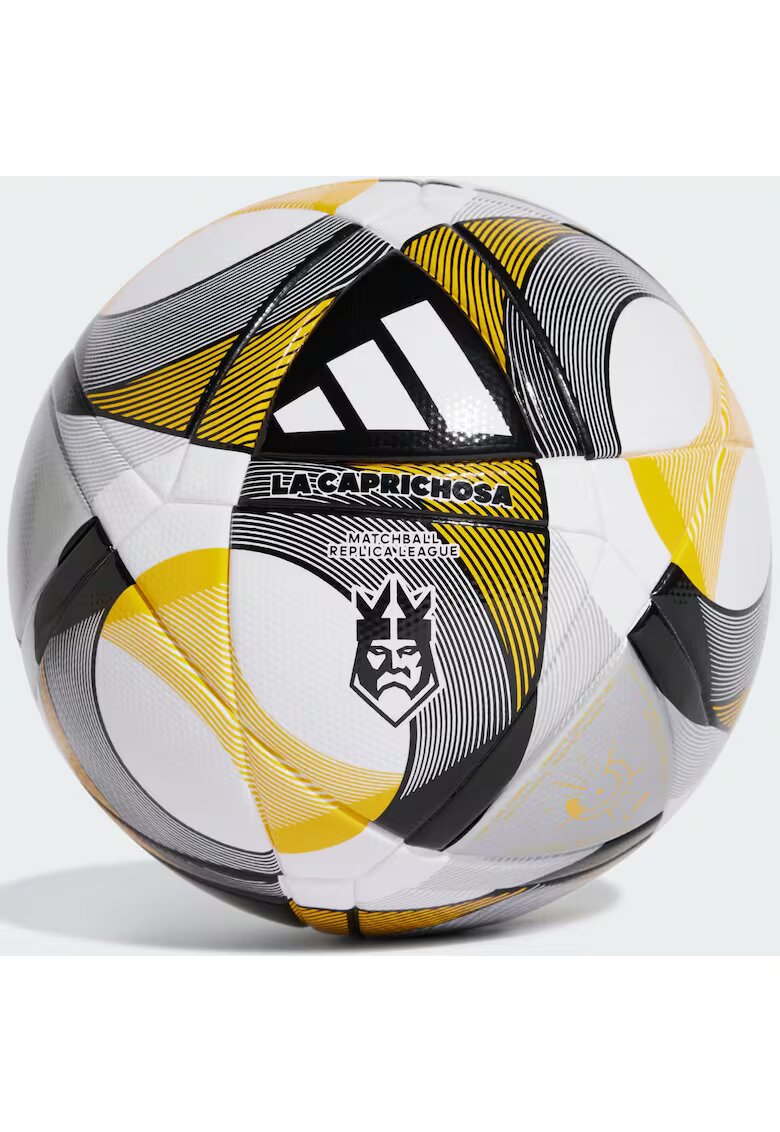 Adidas PERFORMANCE Minge fotbal Adidas Kings League - marime 5 - alb/auriu/negru