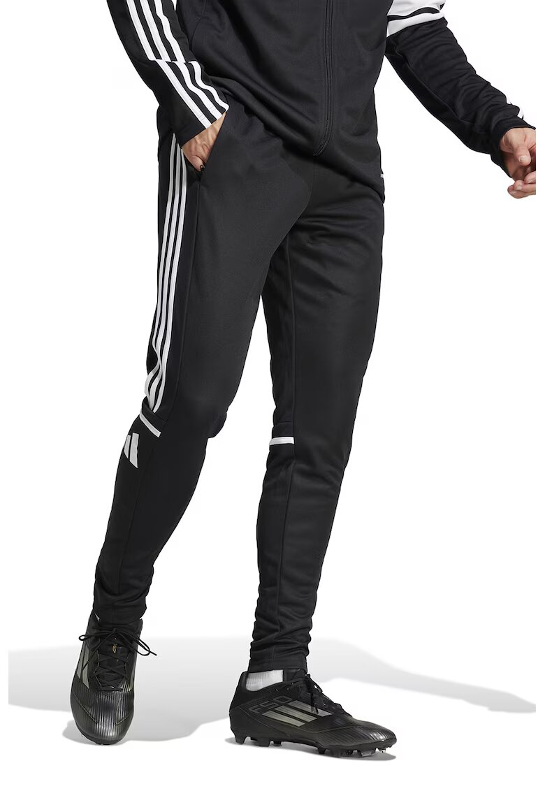 Adidas PERFORMANCE Pantaloni conici pentru fotbal Squadra 25 - Alb/Negru