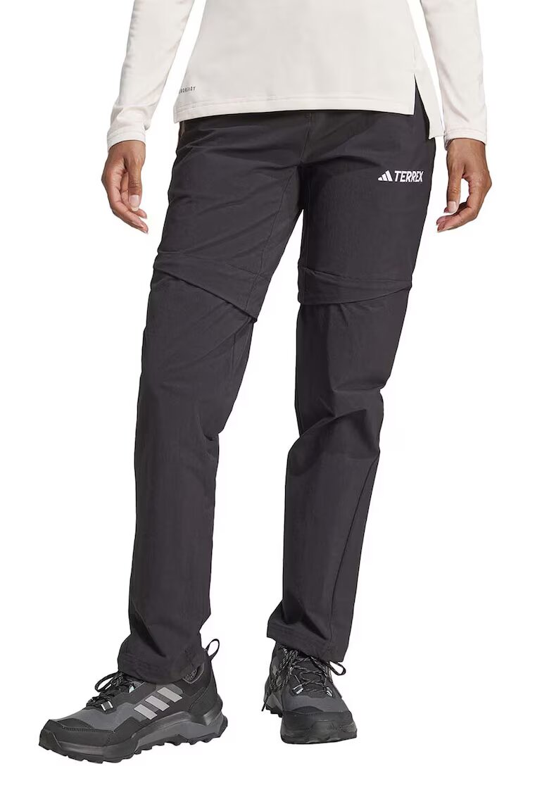 Adidas PERFORMANCE Pantaloni cu buzunare multiple pentru drumetii - Negru