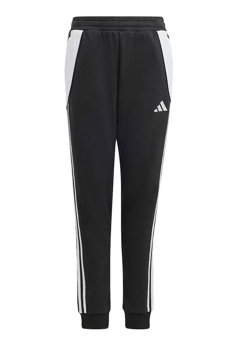 Adidas PERFORMANCE Pantaloni de trening din amestec de bumbac - pentru fotbal - Alb/Negru