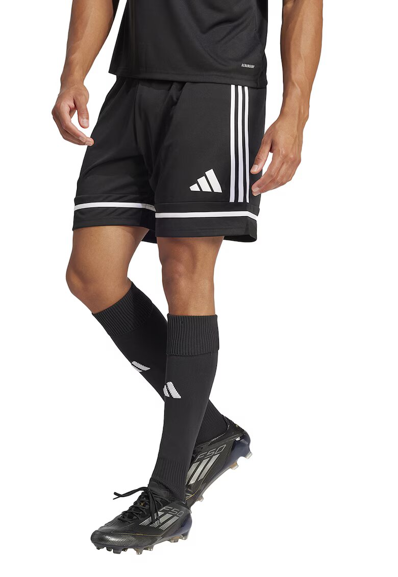Adidas PERFORMANCE Pantaloni scurti pentru fotbal Squadra 25 - Negru stins/Alb murdar