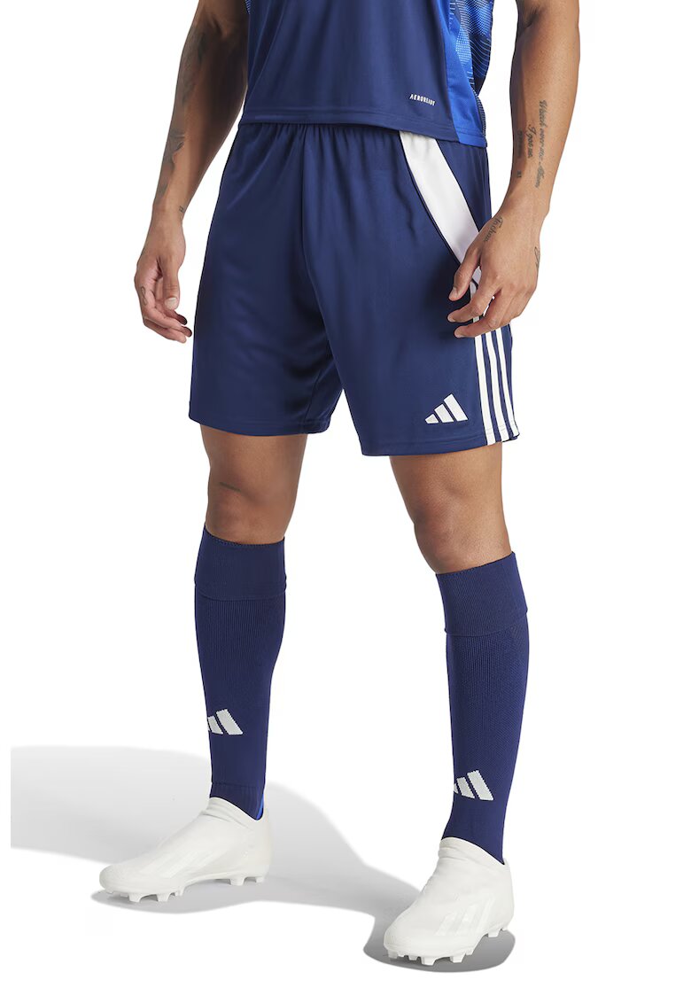 Adidas PERFORMANCE Pantaloni scurti pentru fotbal TIRO 24 - Alb/Albastru inchis