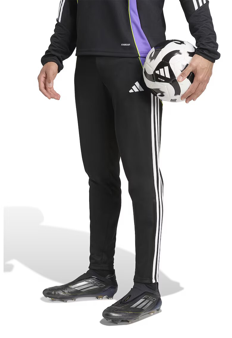 Adidas PERFORMANCE Pantaloni slim fit pentru fotbal Tiro24 - Alb/Negru stins
