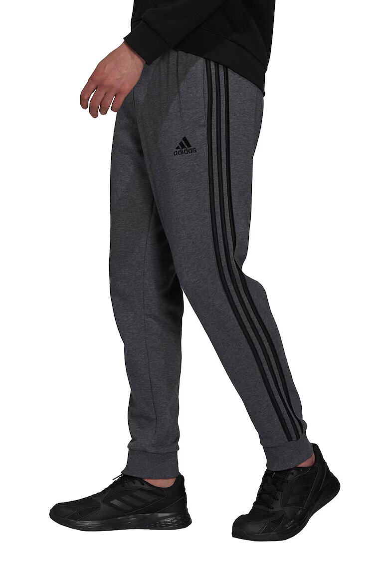 Adidas PERFORMANCE Pantaloni sport cu snur in talie - Gri inchis melange