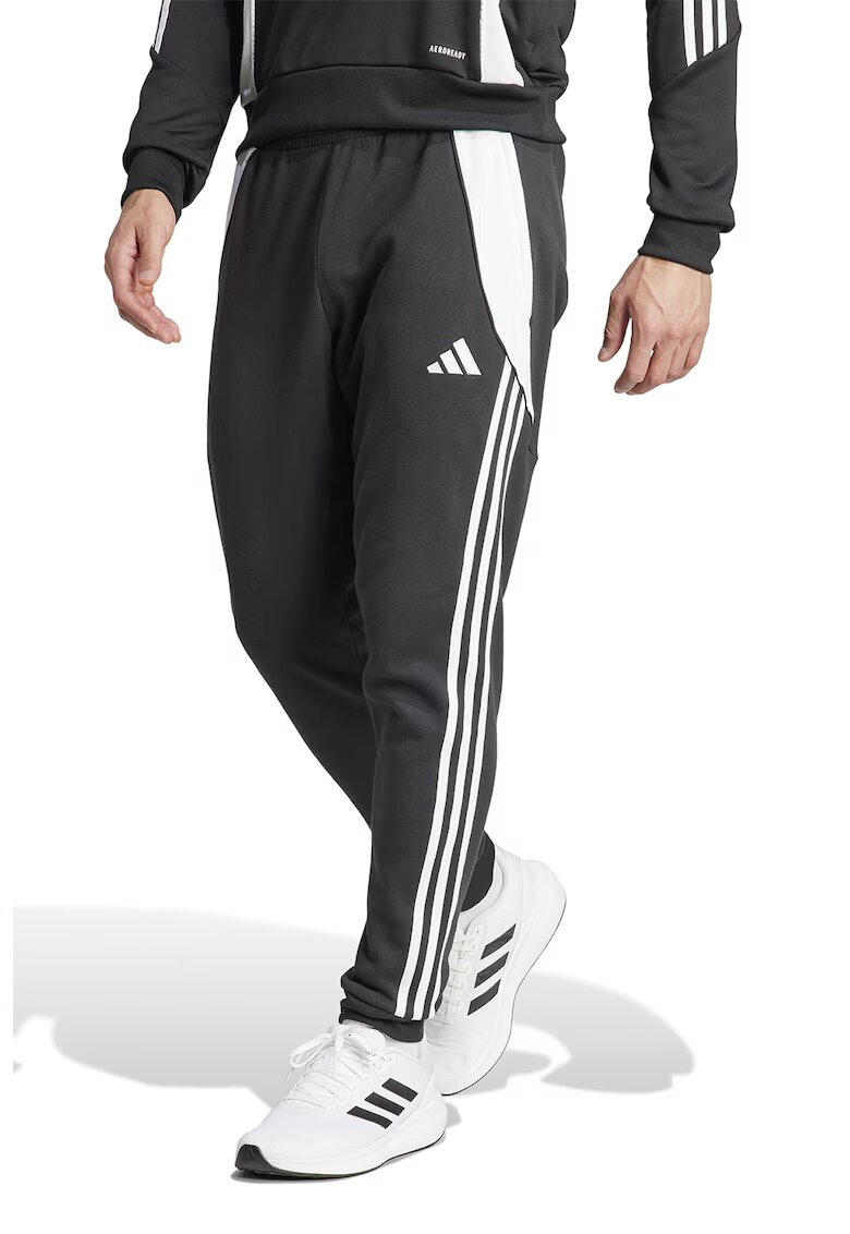 Adidas PERFORMANCE Pantaloni Tiro 24 pentru fotbal - Alb/Negru