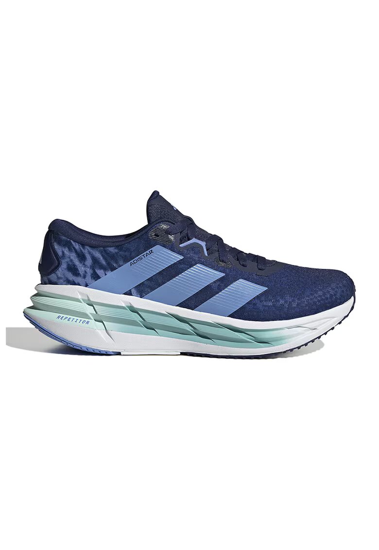 Adidas PERFORMANCE Pantofi cu talpa wedge pentru alergare Adistar - Alb/Albastru indigo