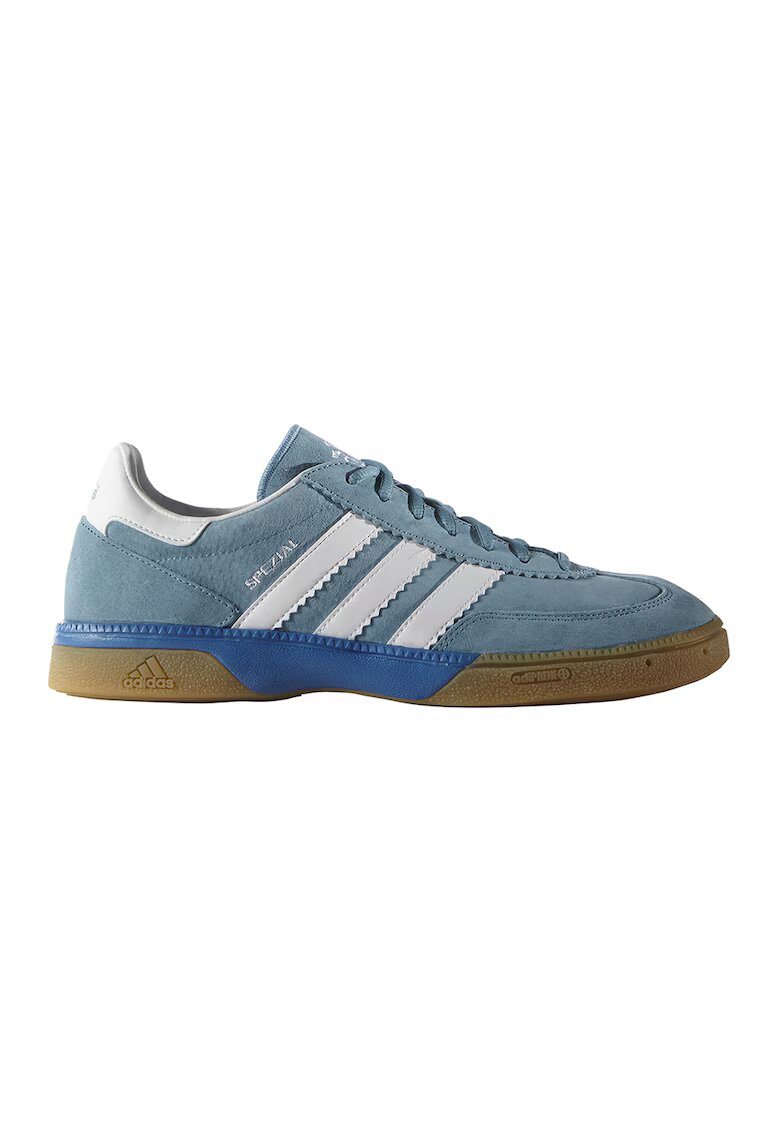 Adidas PERFORMANCE Pantofi din piele intoarsa pentru handbal Spezial - Alb/Albastru deschis