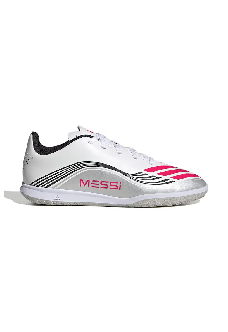 Adidas PERFORMANCE Pantofi F50 Messi Club pentru fotbal - Alb/Fucsia/Argintiu