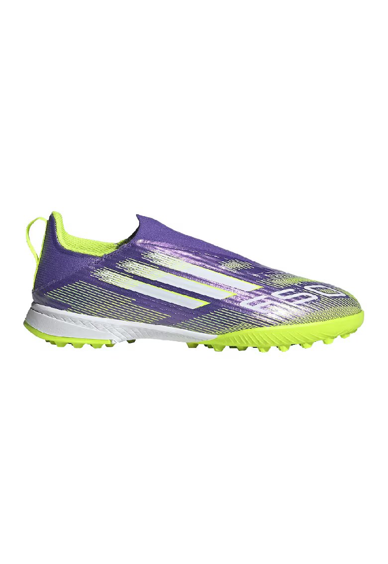 Adidas PERFORMANCE Pantofi pentru fotbal cu crampoane F50 League Turf - Violet/Verde electric/Alb optic