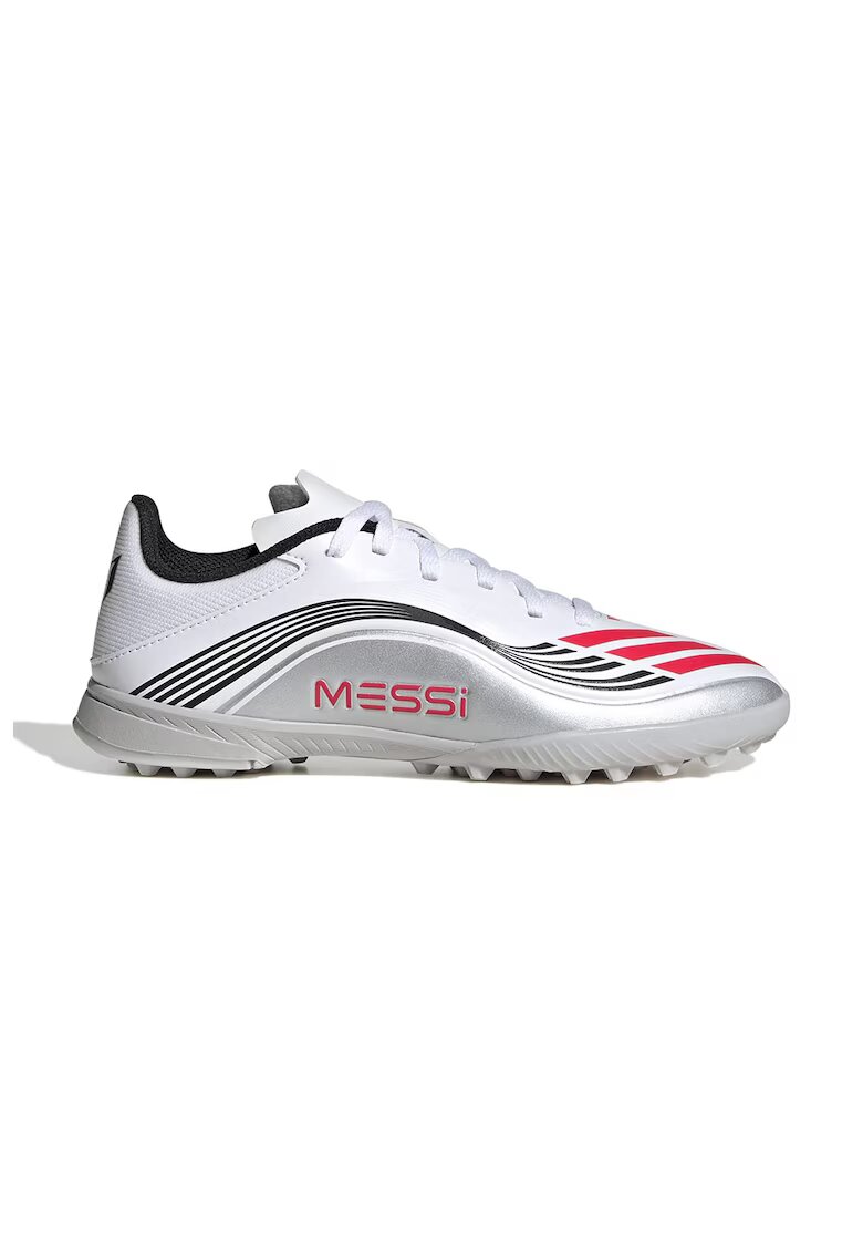 Adidas PERFORMANCE Pantofi pentru fotbal F50 Messi League - Alb/Fucsia/Argintiu