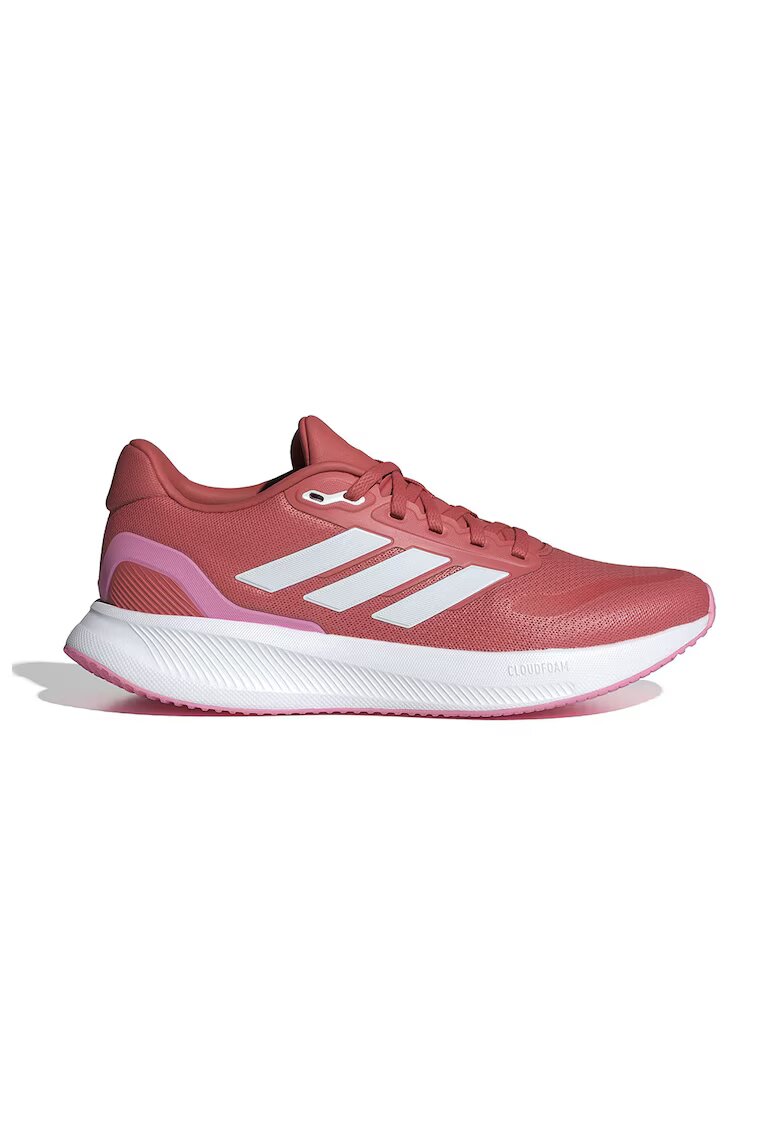 Adidas PERFORMANCE Pantofi Runfalcon 5 de plasa cu garnituri din material sintetice pentru alergare - Roz pastel/Rosu stins/Alb optic