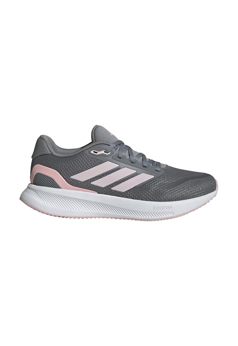 Adidas PERFORMANCE Pantofi Runfalcon 5 de plasa cu garnituri sintetice pentru alergare - Gri/Roz pal