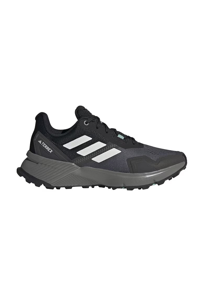 Adidas PERFORMANCE Pantofi Soulstride cu logo pentru alergare pe teren accidentat - Alb/Negru/Gri