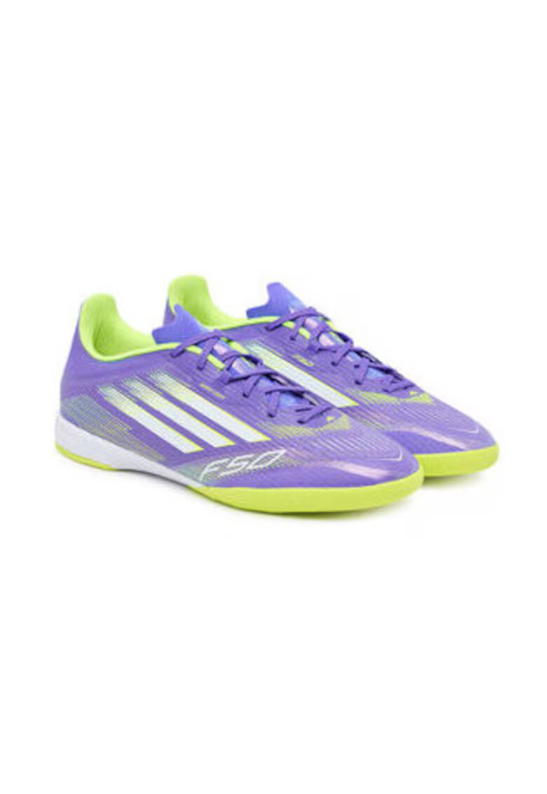 Adidas PERFORMANCE Pantofi sport din material textil cu accente contrastante si sireturi colorate - pentru fotbal