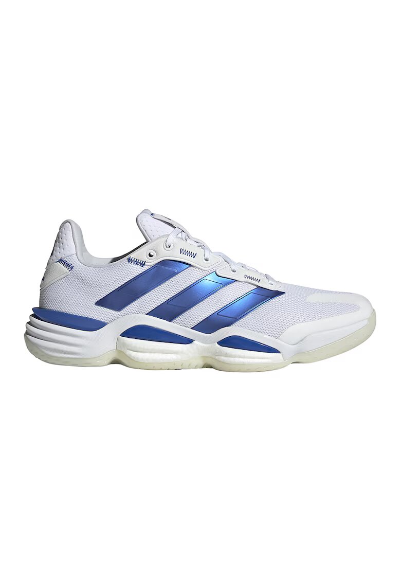 Adidas PERFORMANCE Pantofi Stabil 16 din plasa cu garnituri sintetice - Alb/Albastru royal