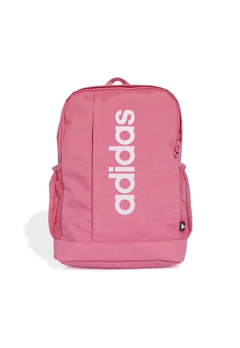 Adidas PERFORMANCE Rucsac cu logo si buzunare din plasa - Alb/Roz