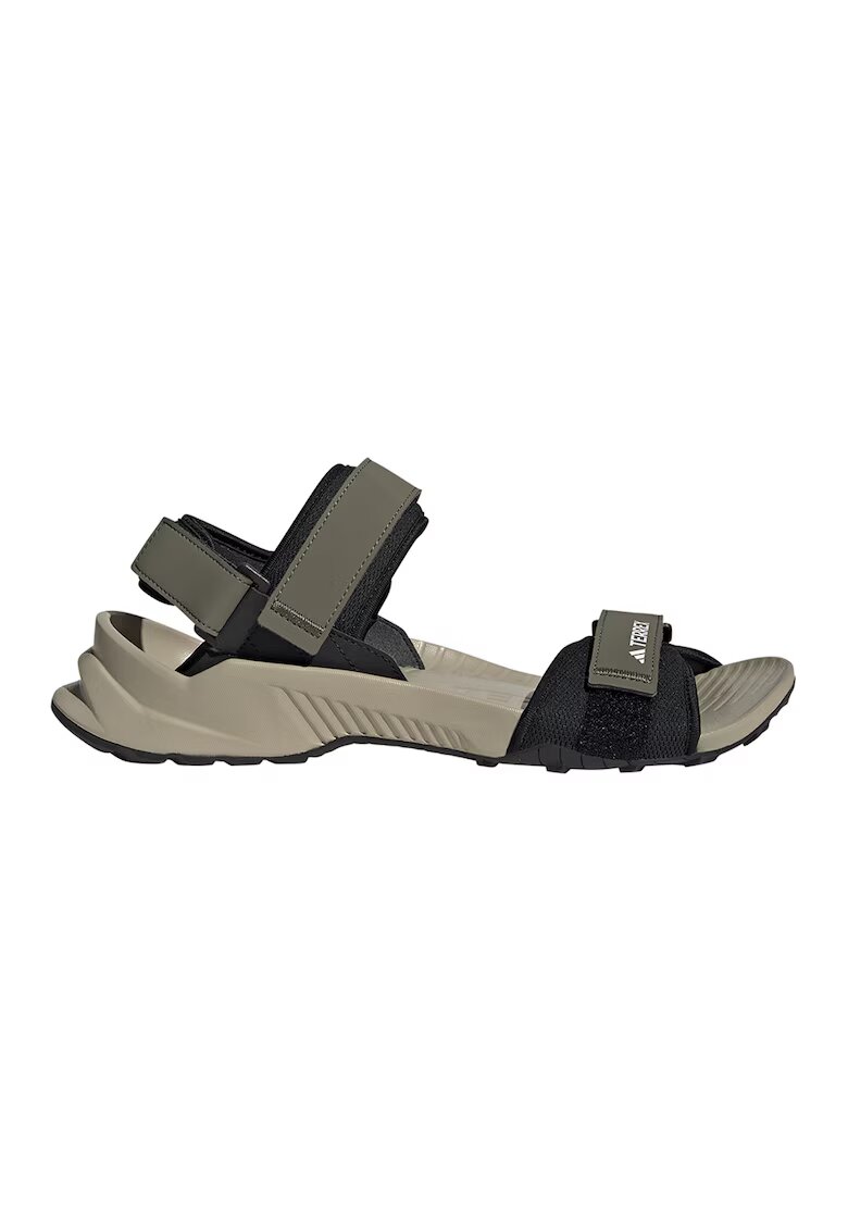 Adidas PERFORMANCE Sandale cu talpa plata si inchidere velcro Terrex Hydro - Negru/Kaki