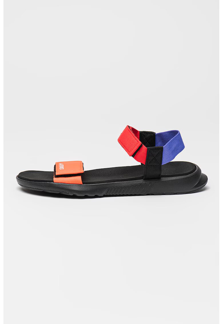 Adidas PERFORMANCE Sandale cu velcro si logo discret Terrex - Negru/Portocaliu/Violet